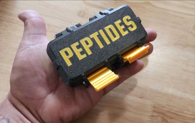 3D PRINTED PEPTIDE STORAGE CASES PEPPERS PEPS SHIRTS