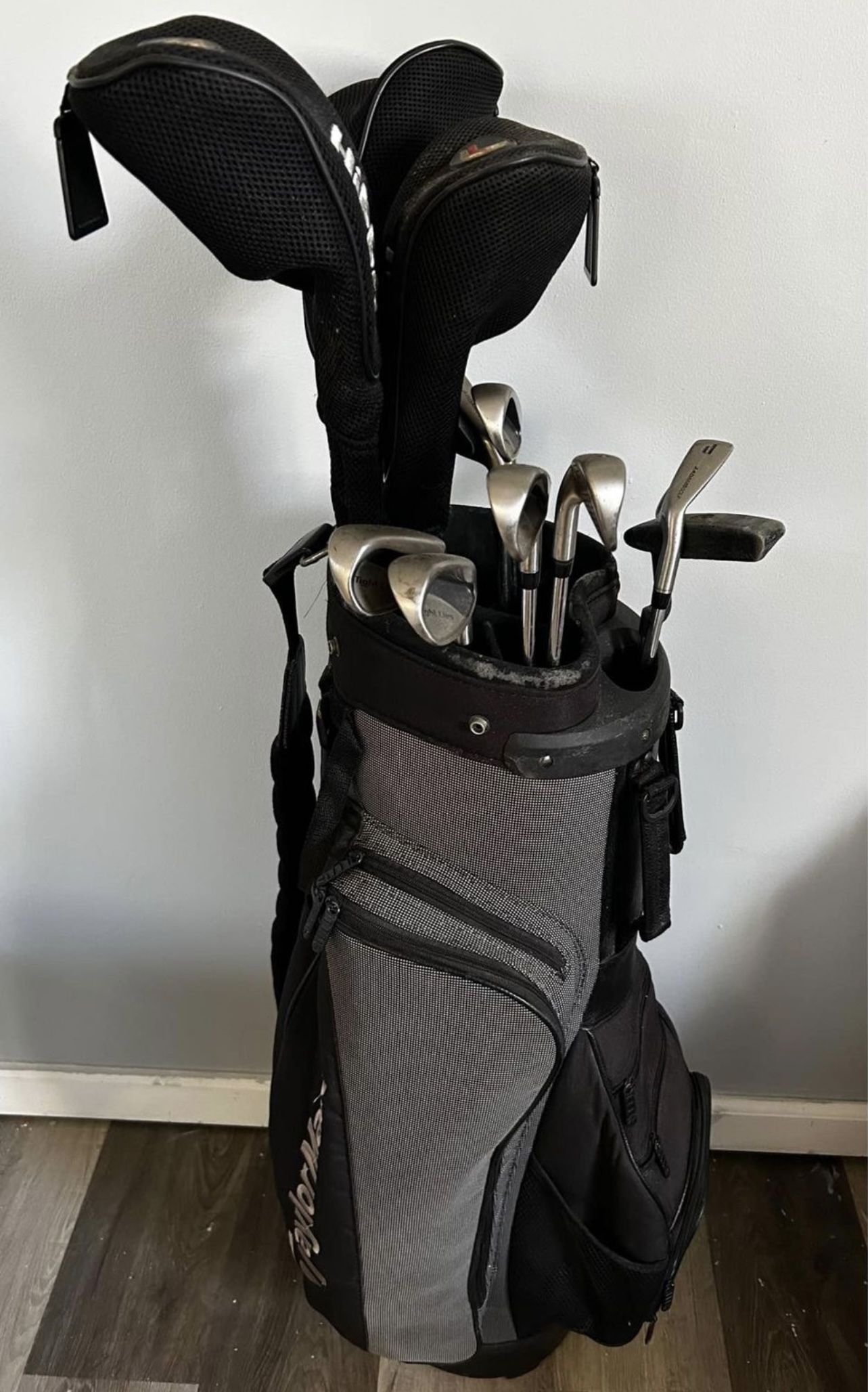 Golf Clubs + Taylormade Bag