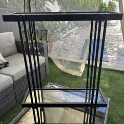 Modern Glass Console Table – $30 🔥