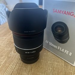 Samyang AF 50mm F1.4 FEii for Sony Full Frame