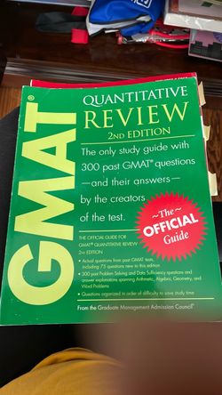 GMAT Quantitative Review 2nd Edition