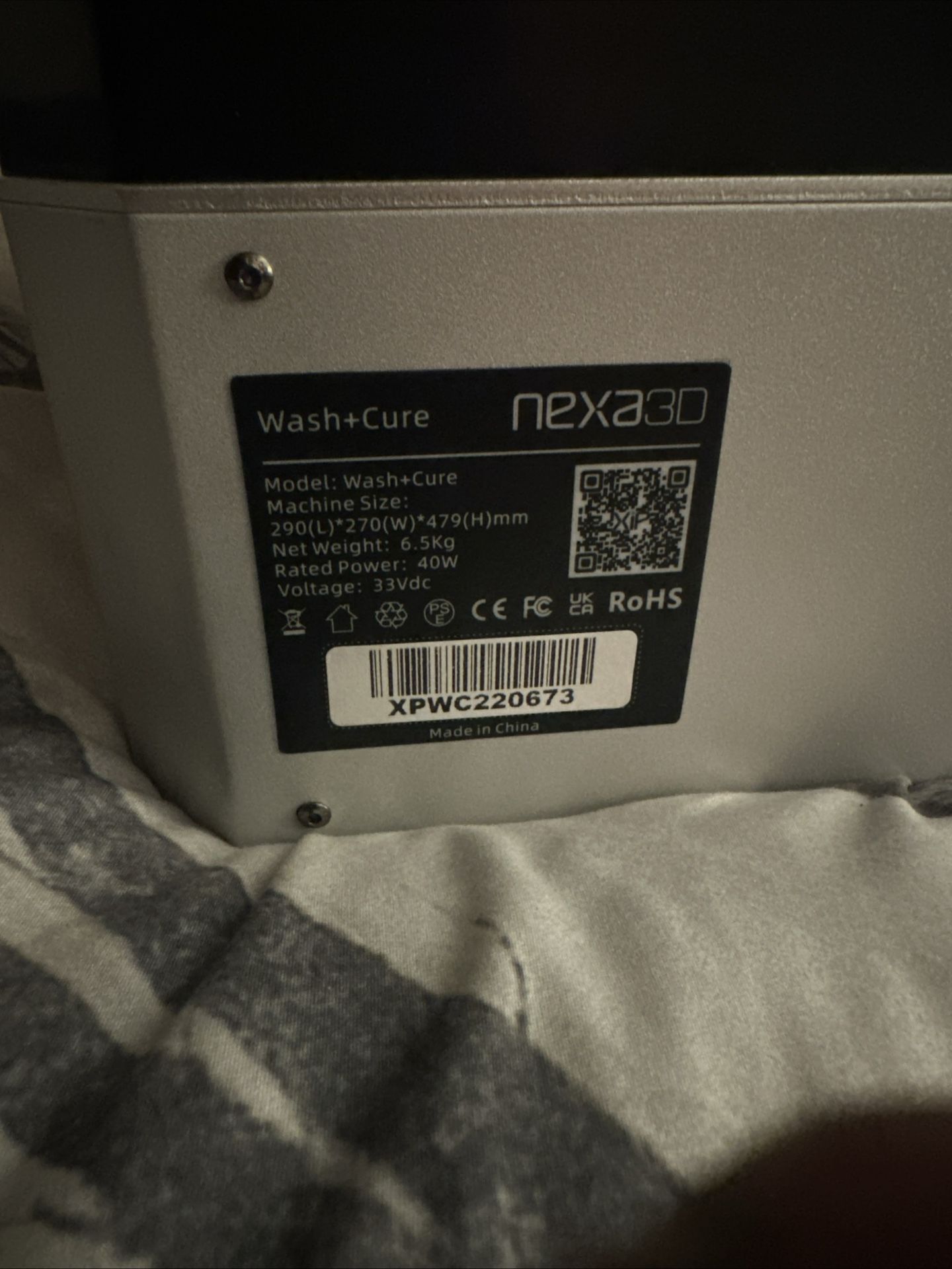 Nexa3D XiP UV Resin Wash+Cure Station