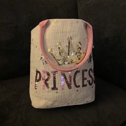 Sequined Princess Canvas Bag