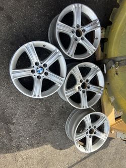 BMW 17” OEM WHEELS used 2 available