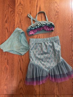 Girls 18mt Cat and Jack Mermaid Bathing suit