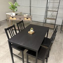 IKEA Black Kitchen/ Dining Room Table