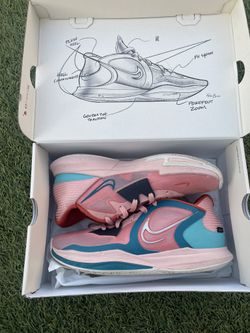 Men’s pink kyrie low 5s size 10