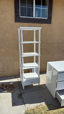 White shelf