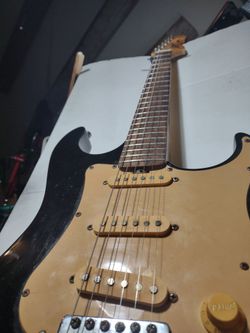 Lyon Washburn Strat Guitar EXC Pro fret-level setup Spa perfect now 75!