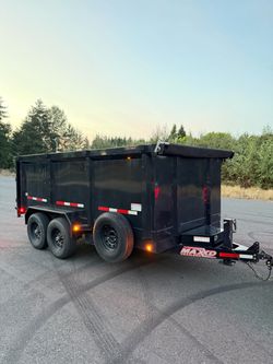 2021 MAXXD 7 x 14 Dump Trailer 14K 4 Foot Sides