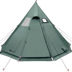 Gonex Hot Tent for Camping - Waterproof Teepee Tipi Tent for 4-6 People - New in Box