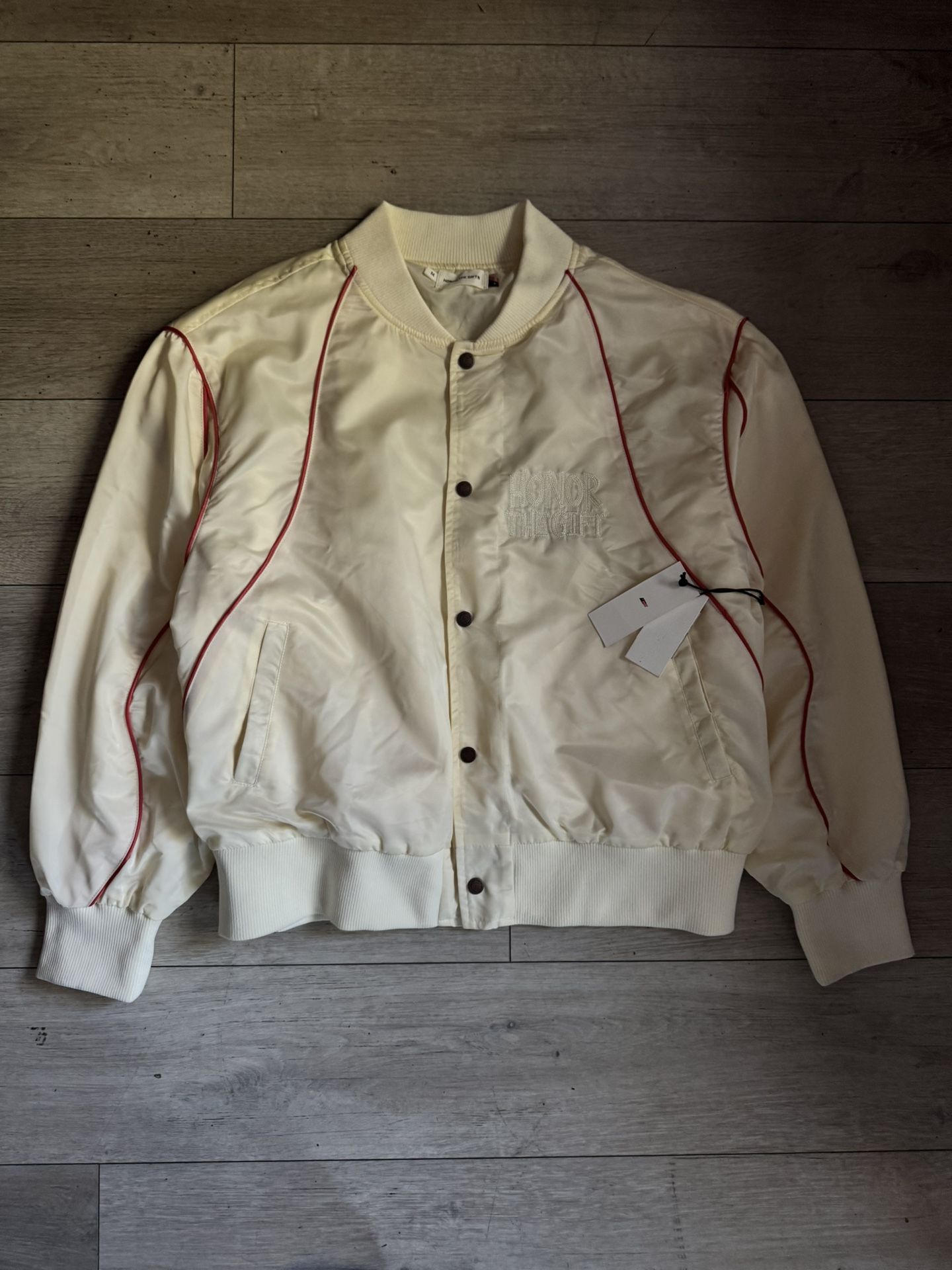 Honor The Gift Satin Bomber Jacket