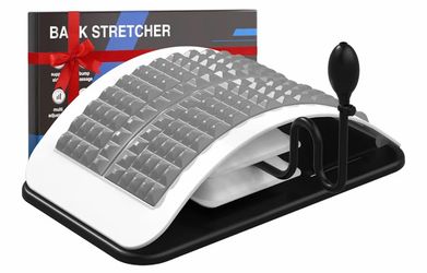 Back Stretcher for Lower Back Pain Relief,Adjustable Inversion Lumbar Traction Device,Lumbar Support Board for Spinal Decompression and Scoliosis,Back