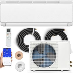 Electactic 12000 BTU Mini Split Air Conditioner & Heater, 22 SEER2 115V Split AC Unit with Inverter, Wi-Fi Smart Control, Child Lock, Cools and Heats 