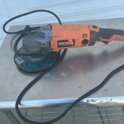 7” Ridgid Grinder