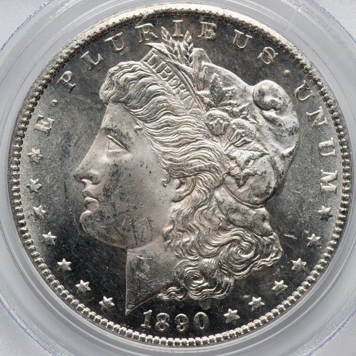 1890-CC Morgan Silver Dollar! Amazing eye appeal!