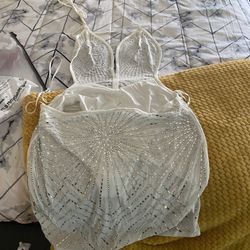 White Club Dress Fashion Nova 