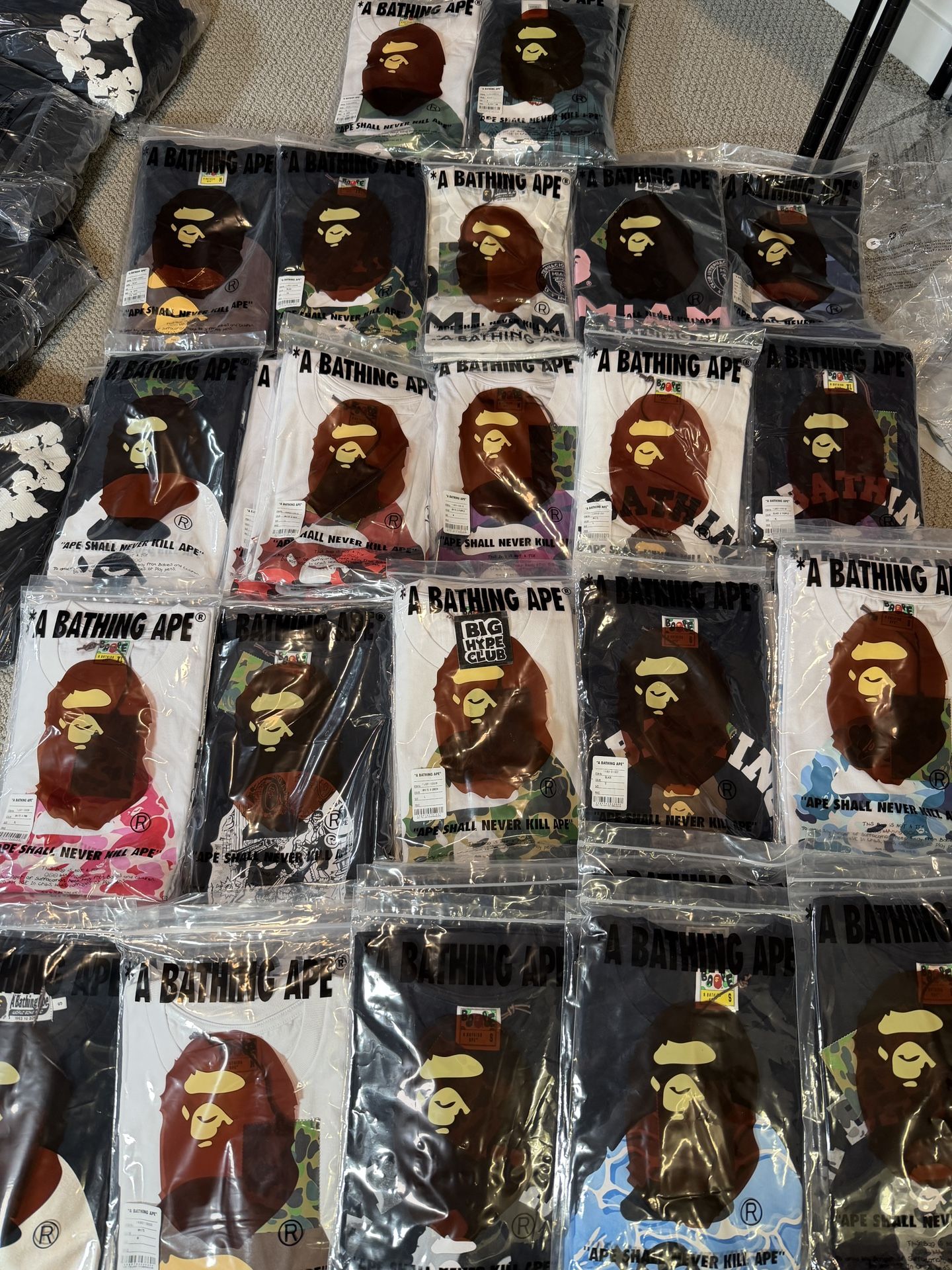 BAPE TEES WHOLESALE ONLY