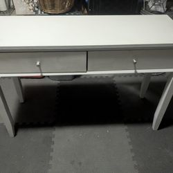 $60 Hall Table Painted Light Gray