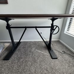 Pottery Barn Office Desk / Dining Table 48 Inch (Height Adjustable) 
