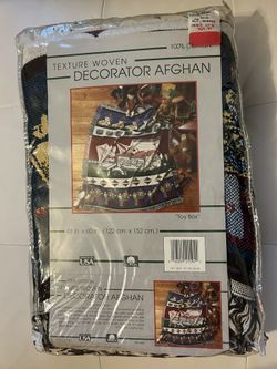 Christmas themed afghan
