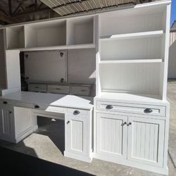 Custom TV Stand Cabinet Entertainment Center TV Lift Modern Rustic Farm House Barn Doors Console Handmade Restorations hardware Insp. Bookshelves 