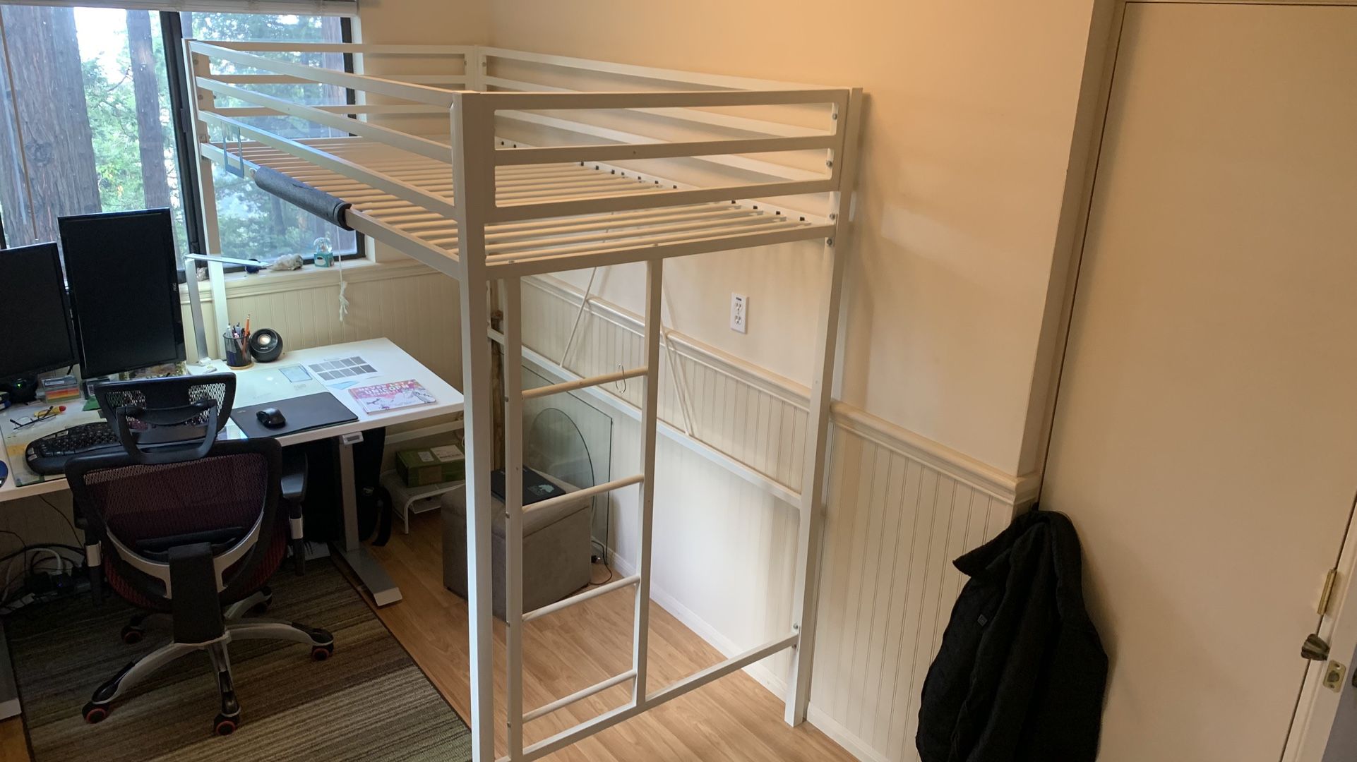 Metal Loft Bed Twin Size