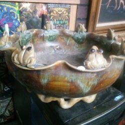 Old Clay Pit With Frogs
