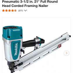 Makita 21 Ángle Framing Nailer Gun 