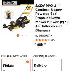 Dewalt Lawn Mower Cordless