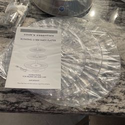 Rotating 3 Tier Party Platter