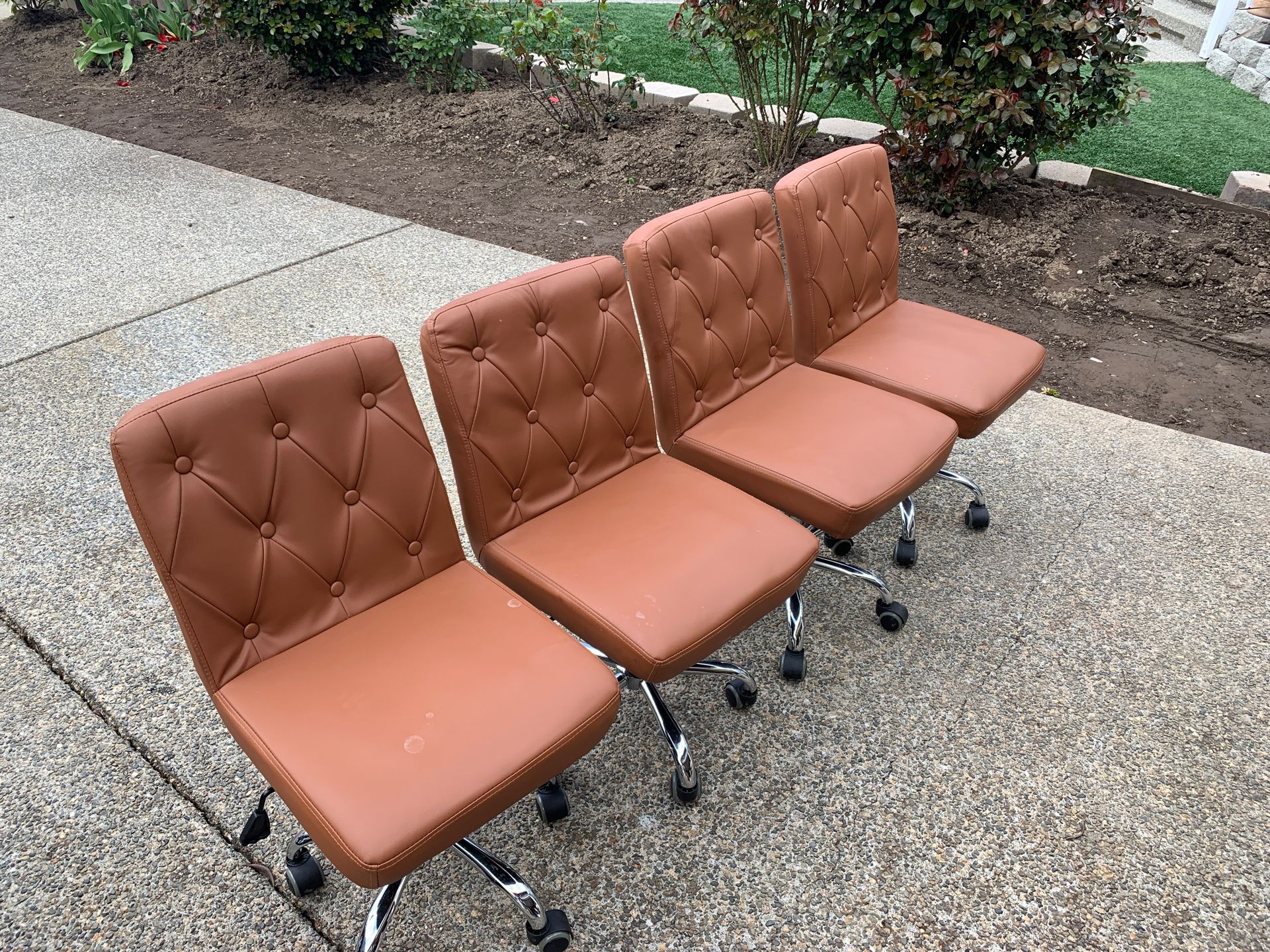 Brown Leather Chairs