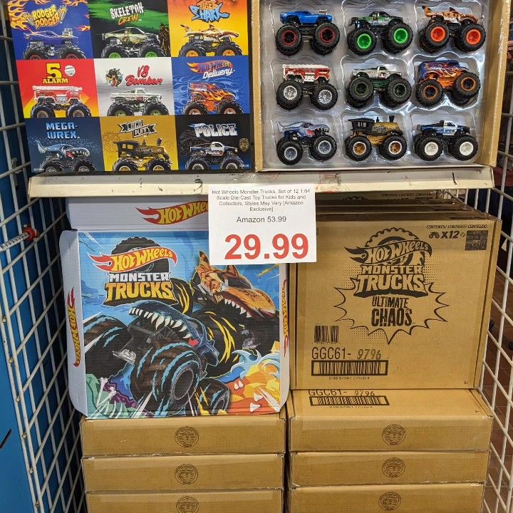 29.99 12 Monster Truck Set