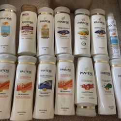 Lot Of Pantene shampoos 