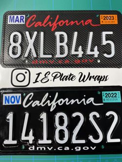 License Plate Wrap