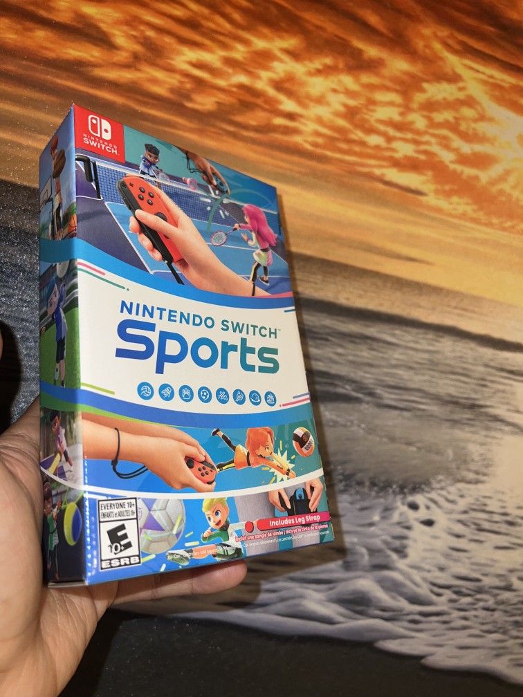 Nintendo Switch Sports With Leg Strap Brand New Sealed