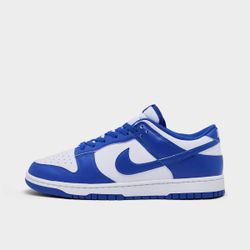 Nike Dunk Low Unisex Kids Blue/White Colorblock Leather Sneakers US 13.5