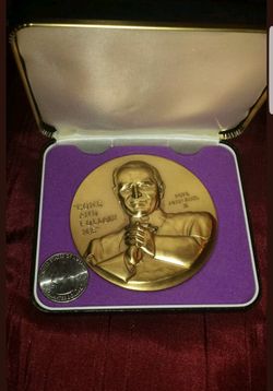 Brass Pope John Paul II Medallion