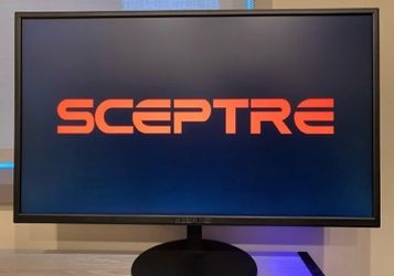 Sceptre E275W-1920 27" FHD 1080p 75Hz Monitor HDMI VGA Built-In Speakers, Black