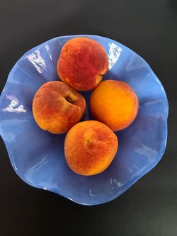 Blue Ceramic Decorative Bowl