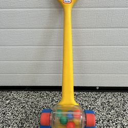 Vintage Little Tikes Toddler Push Popper Walk Toy
