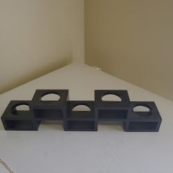 Black Geometric Candle Holder