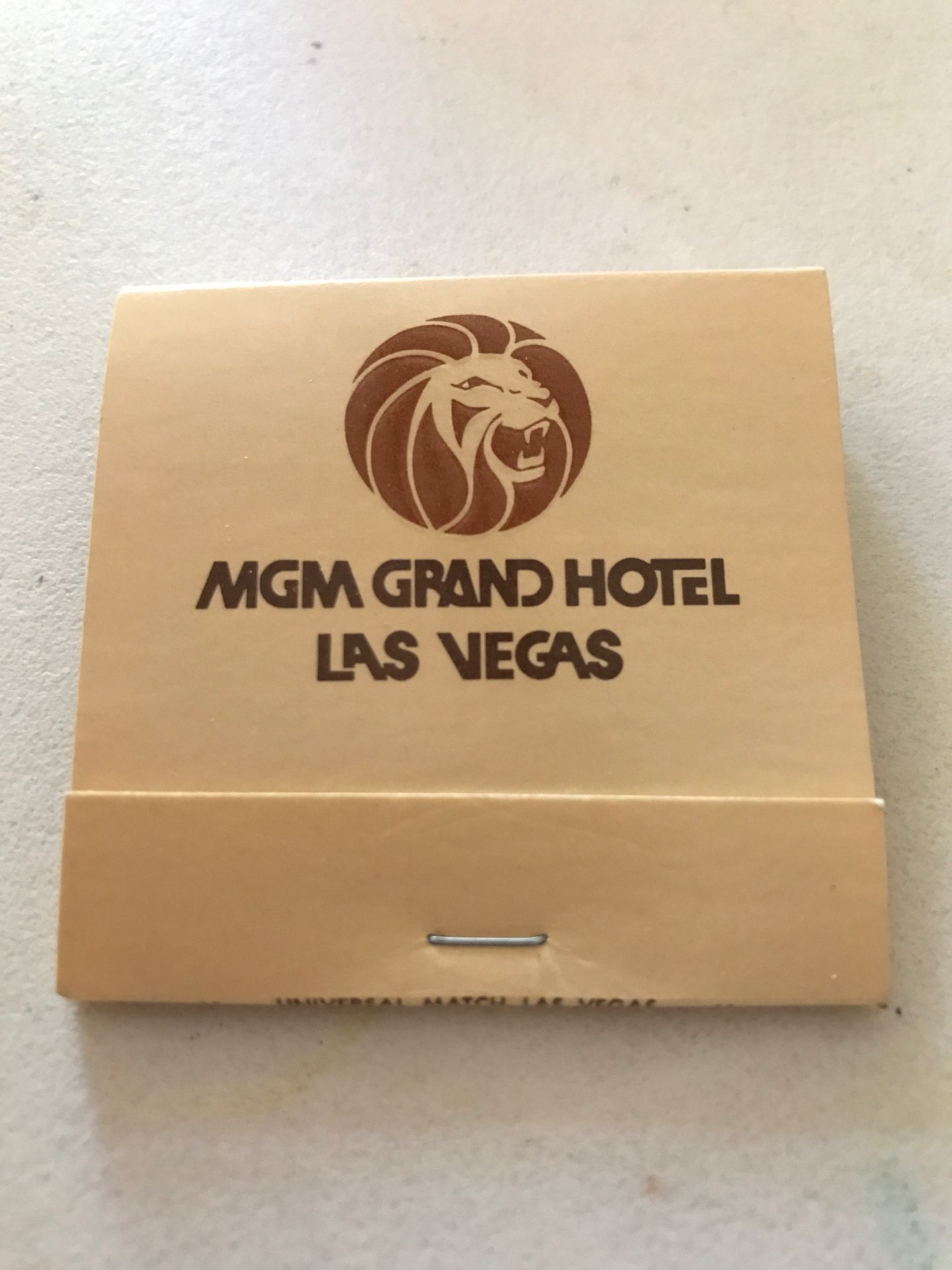 Vintage MGM GRAND LAS VEGAS Hotel Matches UNUSED
