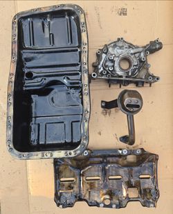 B series oil pan pump windage