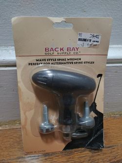Back Bay Golf Supply Co. Wave Style Spike Wrench For Alternative Spike Styles Sealed