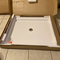 32 in. D x 42 in. W Shower base