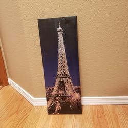 Nice Rhinestone eiffel tower canvas