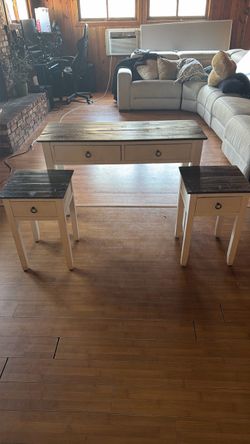 3-Piece Coffee Table and End Table Set