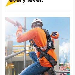 3M Sala Exo Fit X300 Safety Harness With Seat D-rings Extra Straps Rope