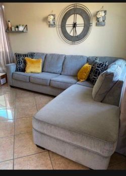 Beautiful Grey Sectional Couch from Ashley Furniture